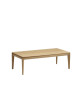 Table basse rectangulaire Buzz Dasras bois chêne ou noyer - 10 finitions 2 tailles 2 modèles