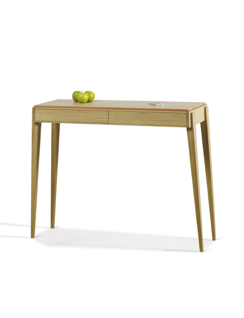 Console fixe Liseré Dasras bois chêne ou noyer - 10 finitions 2 tailles