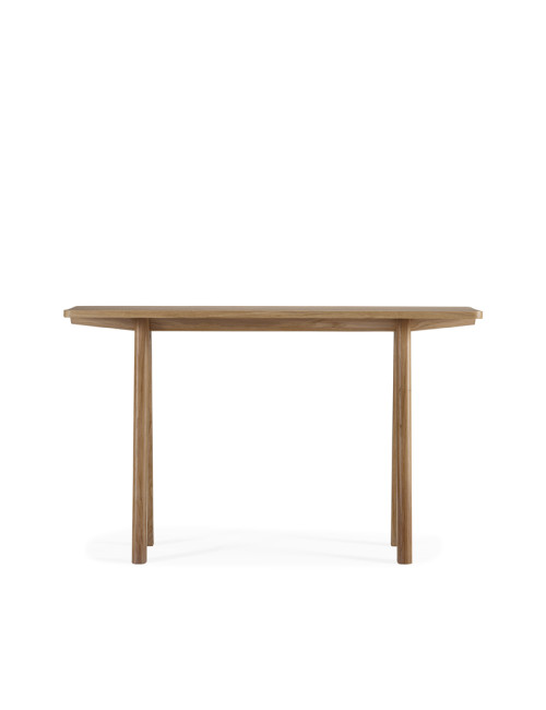 Console fixe Chevron Dasras bois chêne ou noyer - 10 finitions 3 tailles