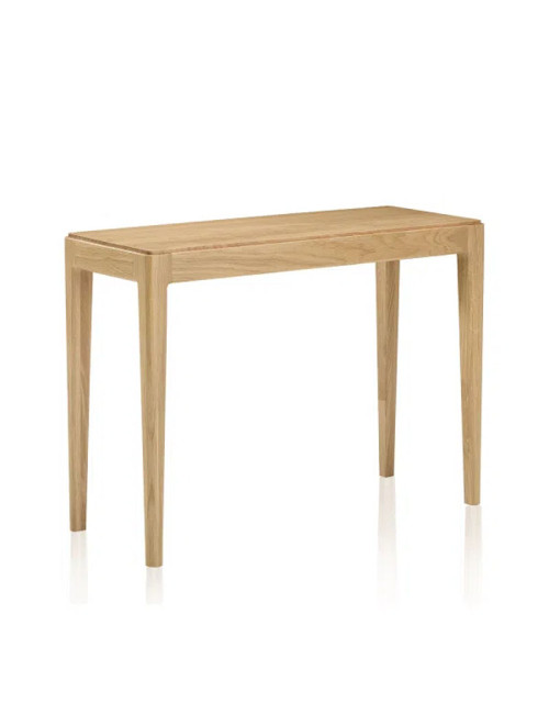 Console fixe Albâtre Dasras bois chêne ou noyer - 10 finitions 2 tailles 2 modèles