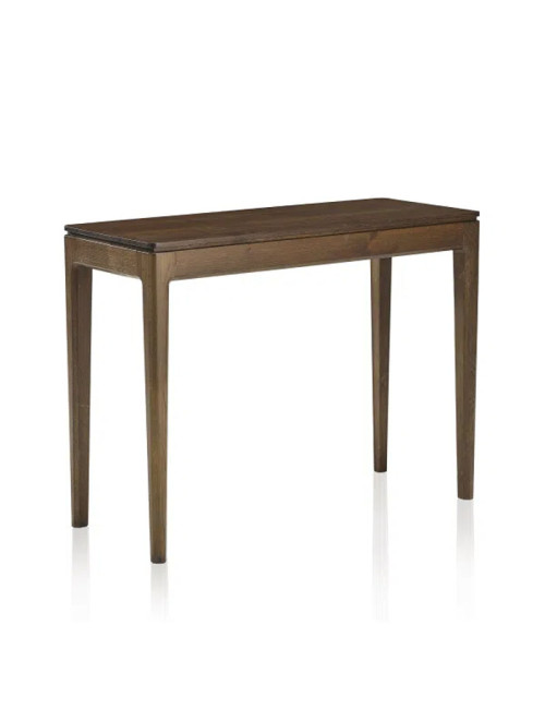 Console fixe Albâtre Dasras bois chêne ou noyer - 10 finitions 2 tailles 2 modèles