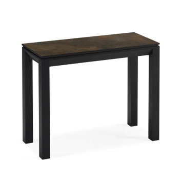 Console fixe Clarté Dasras céramique bois chêne ou noyer - 10 finitions 4 tailles