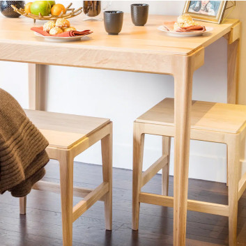 Console extensible Albâtre Dasras bois chêne ou noyer - 10 finitions 2 tailles