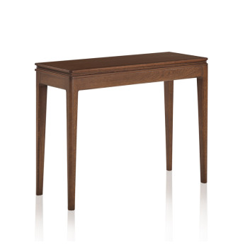 Console extensible Albâtre Dasras céramique bois chêne ou noyer - 10 finitions 2 tailles