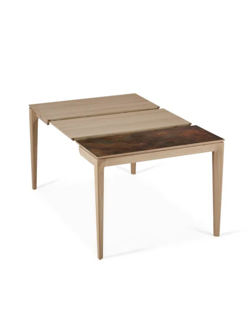 Console extensible Buzz Dasras céramique bois chêne ou noyer - 10 finitions 4 tailles