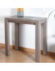 Console extensible Clarté Dasras bois chêne ou noyer - 10 finitions 4 tailles