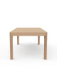 Table à manger fixe Rives Dasras bois chêne ou noyer - 10 finitions 4 tailles