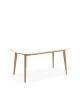 Table à manger fixe Snack Dasras céramique bois chêne ou noyer - 10 finitions 17 tailles