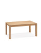 Table à manger fixe Clarté Dasras bois chêne ou noyer - 10 finitions 21 tailles