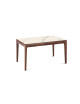 Table à manger fixe Buzz Dasras céramique bois chêne ou noyer - 10 finitions 17 tailles