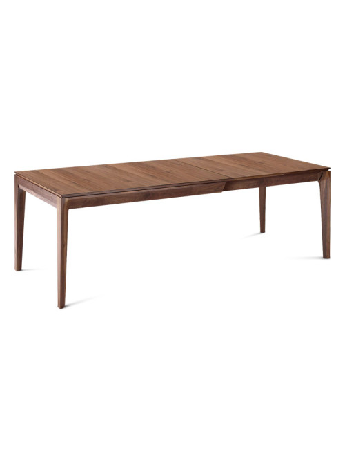 Table à manger extensible Buzz Dasras bois chêne ou noyer - 10 finitions 12 tailles
