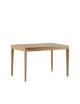 Table à manger extensible Buzz Dasras bois chêne ou noyer - 10 finitions 12 tailles