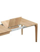 Table à manger extensible Buzz Dasras bois chêne ou noyer - 10 finitions 12 tailles