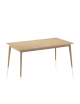 Table à manger extensible Paul Dasras bois chêne ou noyer - 10 finitions 12 tailles