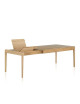 Table à manger extensible Albâtre Dasras bois chêne ou noyer - 10 finitions 8 tailles