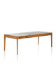 Table à manger extensible Albâtre Dasras céramique bois chêne ou noyer - 10 finitions 8 tailles 2 modèles