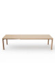 Table à manger extensible Rives Dasras bois chêne ou noyer - 10 finitions 3 tailles