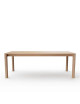 Table à manger extensible Rives Dasras bois chêne ou noyer - 10 finitions 3 tailles