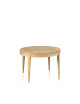 Table à manger extensible Liseré Dasras bois chêne - 9 finitions 3 tailles