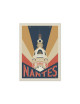 Affiche 50x70cm Nantes la Tour Lu MARCEL