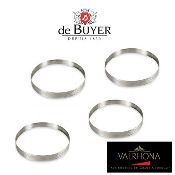 Cercles à tarte De Buyer inox - 11 tailles