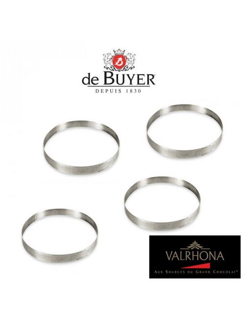 Cercles à tarte De Buyer inox - 11 tailles