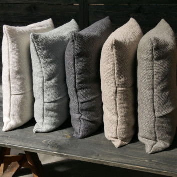 Coussin déhoussable Grain de café Charvet Editions - 2 coloris