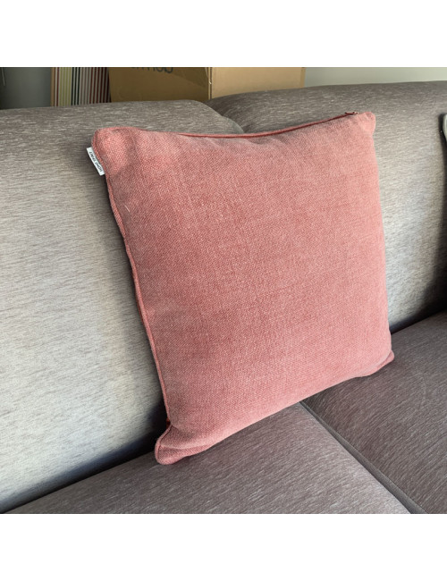 Coussin bi-matière 45x45 HOME SPIRIT - 2 coloris