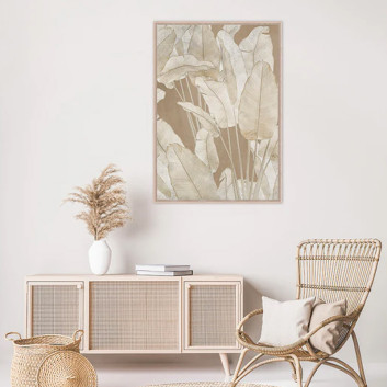 Toile encadrée Kasopo Bananier Pôdevache 65x92.5cm