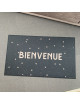 Tapis vinyle personnalisé Bienvenue Pôdevache 49.5x83cm