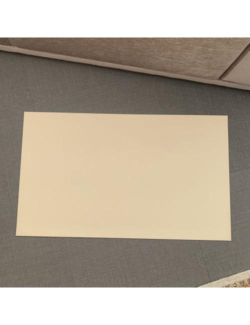 Tapis vinyle personnalisé Bienvenue Pôdevache 49.5x83cm