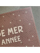 Tapis vinyle personnalisé Bains de mer toute l'année Pôdevache 49.5x83cm