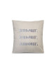 Coussin brodé Amour Pôdevache carré 45x45cm
