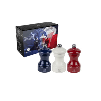 Set de 3 moulins à poivre et à sel Peugeot Bistro Trio France