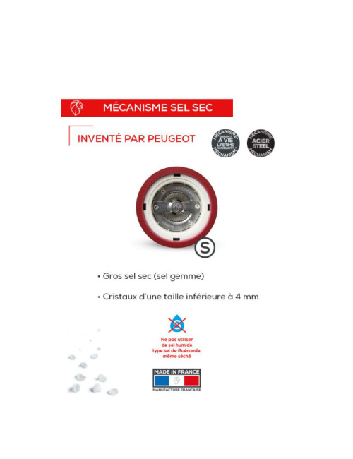 Moulin électrique Peugeot à sel ou à poivre Daman - seul ou en duo