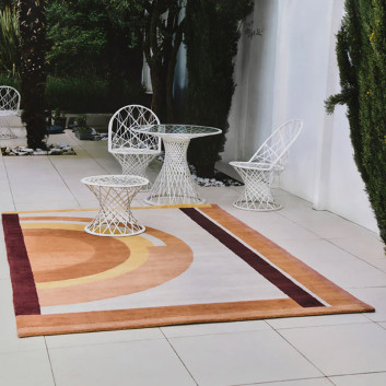 Tapis Josep Ocre Toulemonde Bochart - 2 dimensions