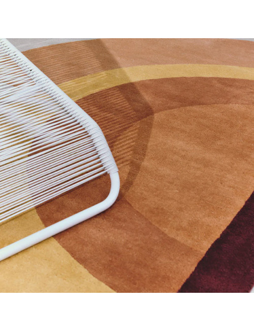 Tapis Josep Ocre Toulemonde Bochart - 2 dimensions