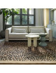 Tapis Léo brun Toulemonde Bochart - 3 dimensions