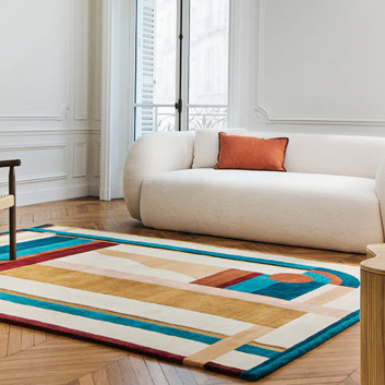 Tapis Hacienda Toulemonde Bochart - 3 dimensions