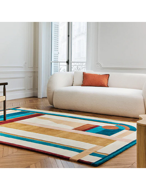 Tapis Hacienda Toulemonde Bochart - 3 dimensions