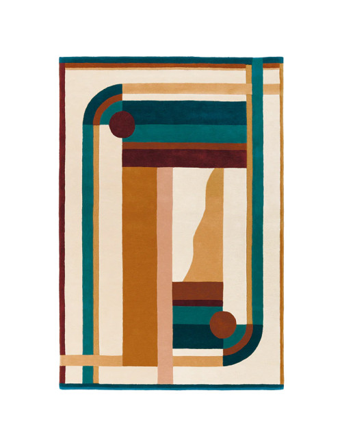 Tapis Hacienda Toulemonde Bochart - 3 dimensions