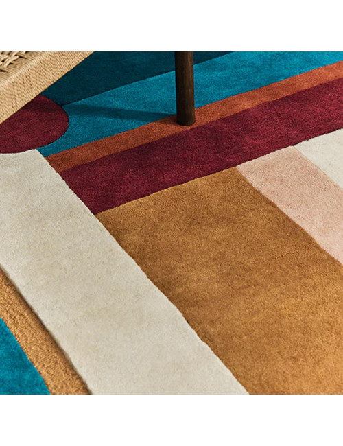 Tapis Hacienda Toulemonde Bochart - 3 dimensions
