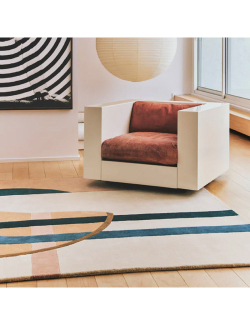 Tapis Tacubaya Toulemonde Bochart - 3 dimensions