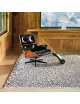 Tapis Serac noir Toulemonde Bochart - 3 dimensions