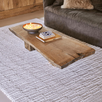 Tapis Aravis neige Toulemonde Bochart - 3 dimensions