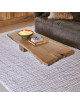 Tapis Aravis neige Toulemonde Bochart - 3 dimensions