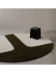 Tapis Quiet naturel vert rond Toulemonde Bochart - 250cm