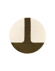 Tapis Quiet naturel vert rond Toulemonde Bochart - 250cm