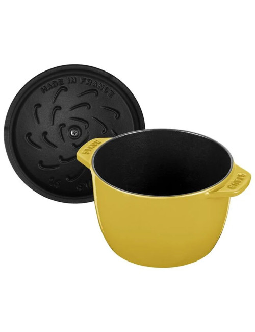 Cocotte à riz Gohan STAUB en fonte - Citron 16cm