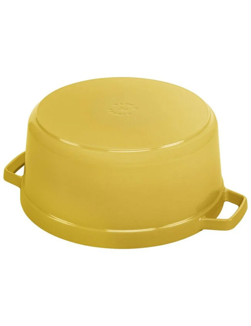 Cocotte en fonte Staub ronde Citron - 5 diamètres